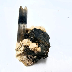 Aegirine Cluster L (42g) Smoky Quartz