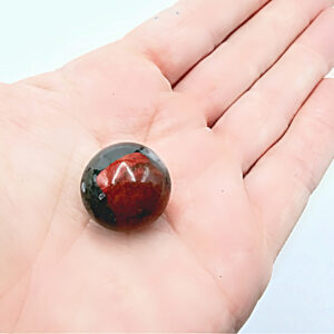 NEW African Bloodstone Sphere 2cm