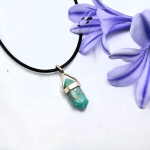 Amazonite Point Necklace Mini (925 Silver)