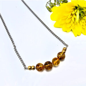 Amber Bead Necklace