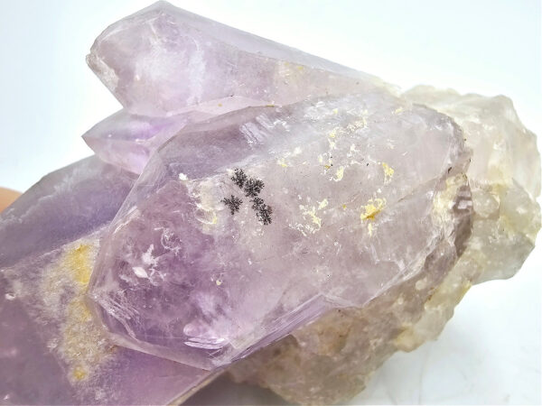 Amethyst Cluster B (332g) Small Dentritic Markings - Image 3