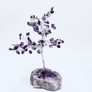 Amethyst stone chipped tree