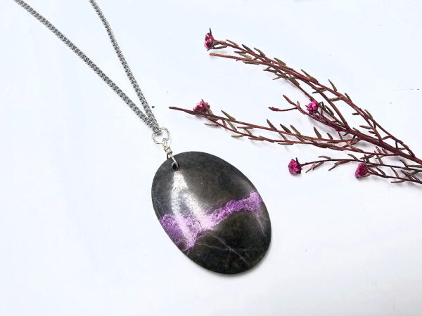 Atlantasite Necklace Oval
