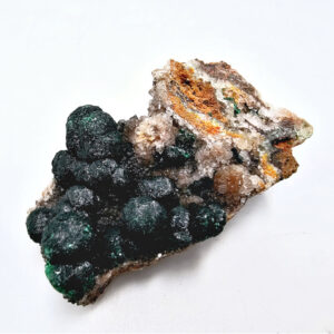Ball Malachite on Quartz Specimen Rare - E (38g)