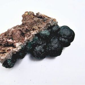 Ball Malachite on Quartz Specimen Rare - F (62g)