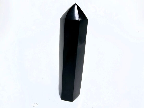 Black Basalt Polished Point B (422g) - Image 2