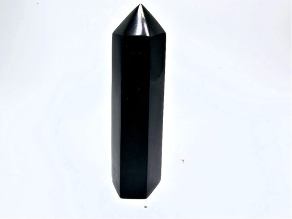 Black Basalt Polished Point C (342g) - Image 2
