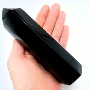 Black Basalt Polished Point D (446g)