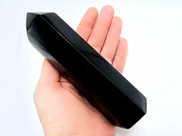Black Basalt Polished Point D (446g)