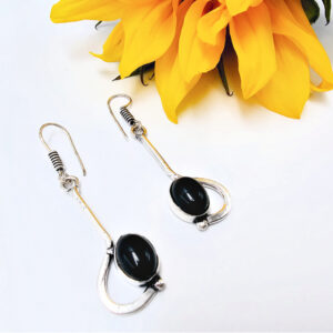 Black Onyx Earrings Free Spirit