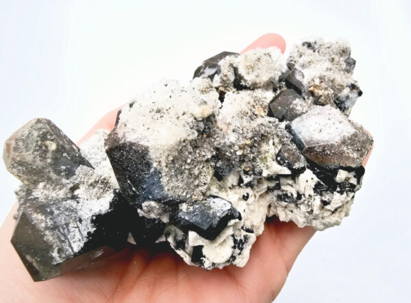 Black Tourmaline & Hyalite F (326g) - Image 4