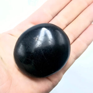 Black Tourmaline Palm Stone A (142g)