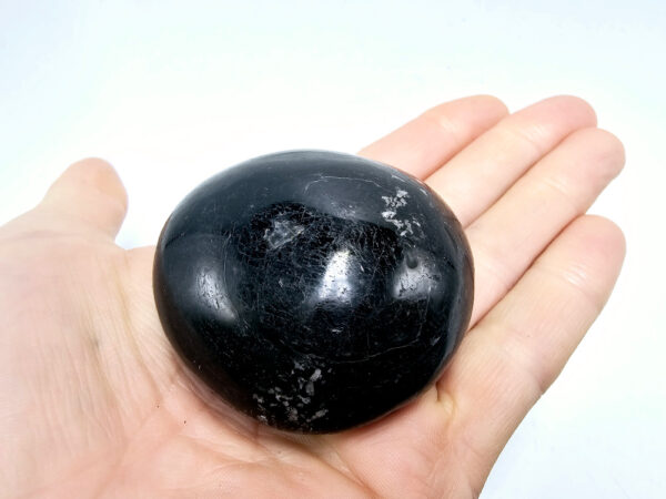 Black Tourmaline palm stone