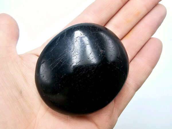 Black Tourmaline Palm Stone