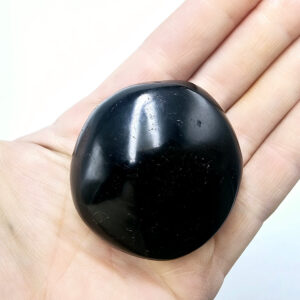 Black Tourmaline Palm Stone D (122g)