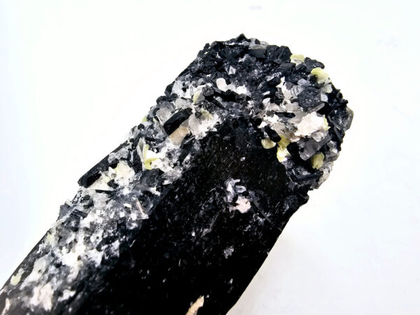 Black Tourmaline Rough I (142g) Quartz Inclusions - Image 2