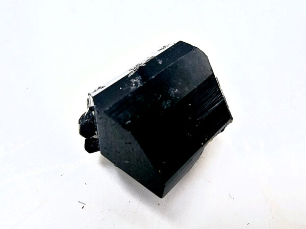 Black Tourmaline Rough with Hyalite