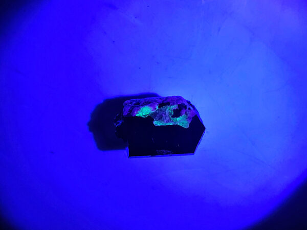 Black Tourmaline Rough J (13g) Hyalite - Image 2