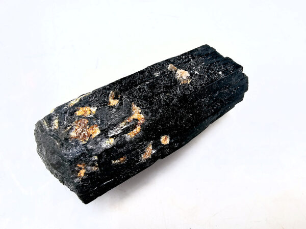 Black Tourmaline Rough with Muscovite Inclusions