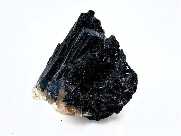 Black Tourmaline Rough Q (72g) Smoky Quartz