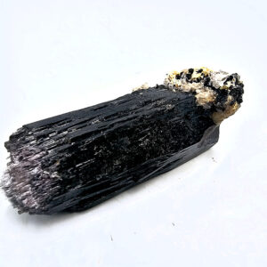 Black Tourmaline Rough with Muscovite Inclusions