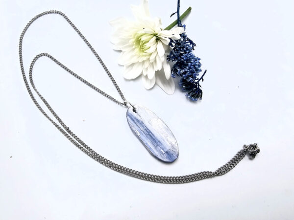 Blue Kyanite Necklace Oval - Image 2