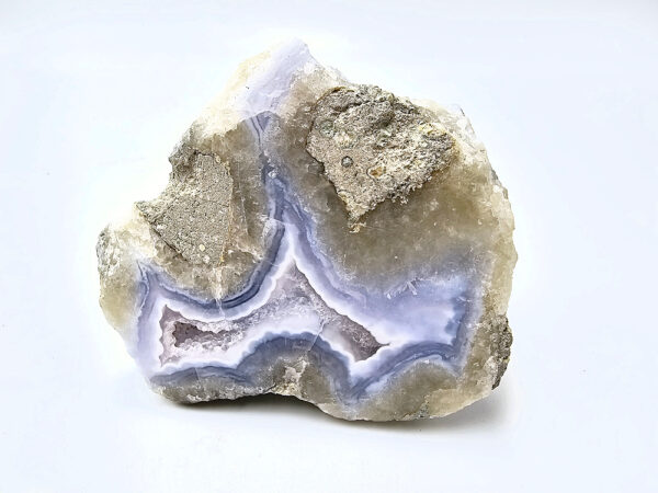 Blue Lace Agate Drusy - Semi Polished C (174g)