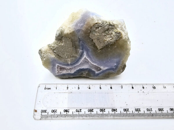 Blue Lace Agate Drusy - Semi Polished C (174g) - Image 2