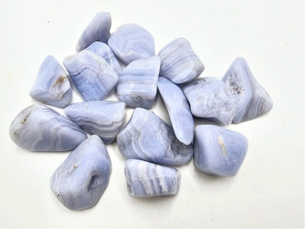 Blue Lace Agate Tumble Stones