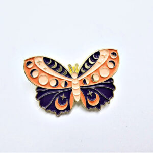 Butterfly Pink Pin Badge