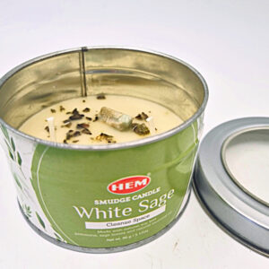 Hem White Sage Smudge Candle In A Tin (90grm)
