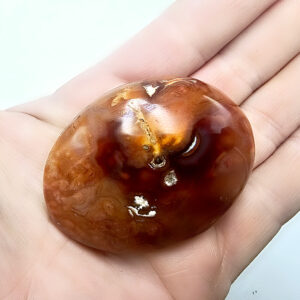 Carnelian palm stone