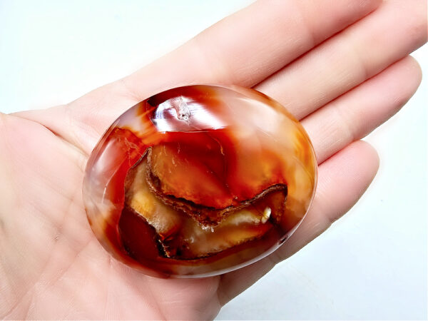 Carnelian Palm Stone