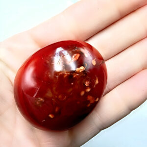 Carnelian Palm Stone