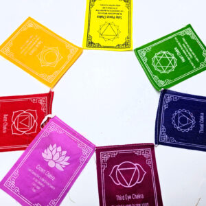 Seven Chakra Flags (Medium)