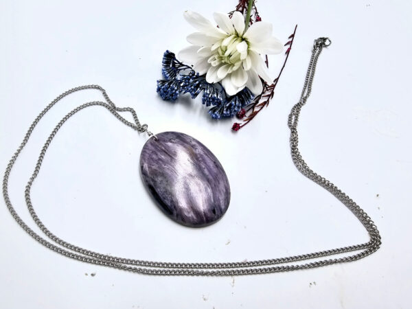 Charoite Necklace Oval Large - Image 2