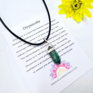Chrysocolla Mini 925 Silver Necklace