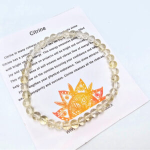 Citrine Bangle (4mm)