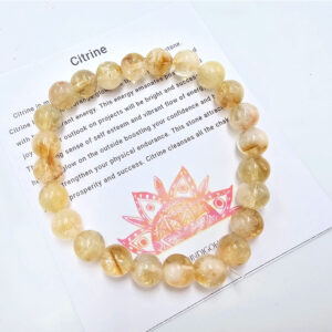 Citrine Bangle (8mm)