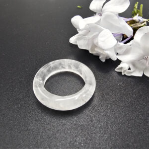 Clear Quartz Band Ring