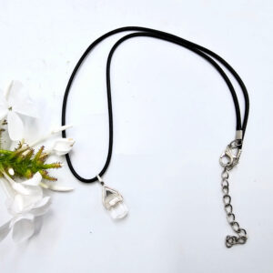 Clear Quartz Mini Necklace B (925 Silver)