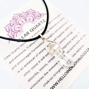 Clear Quartz Mini Necklace (925 Silver)