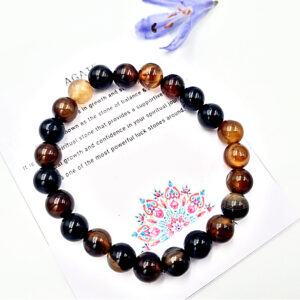 Coffee Agate Bangle (8mm)