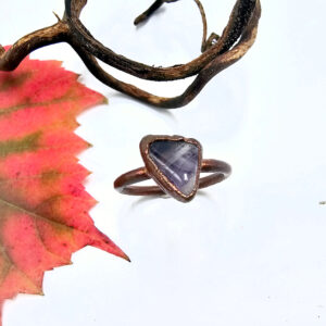 Amethyst Copper ring