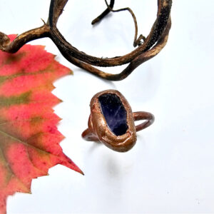 Copper Ring Amethyst
