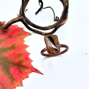 Copper Ring Tigers Eye