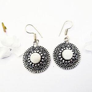 Bohemian Gemstone Earrings Rainbow Moonstone