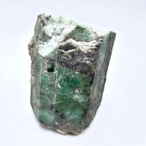 Green Emerald large rough crystal