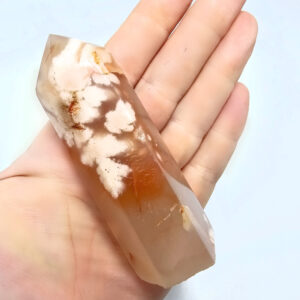 Flower Agate Polished Point A (135g)