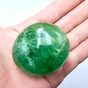 Fluorite Palm Stone Emerald Green